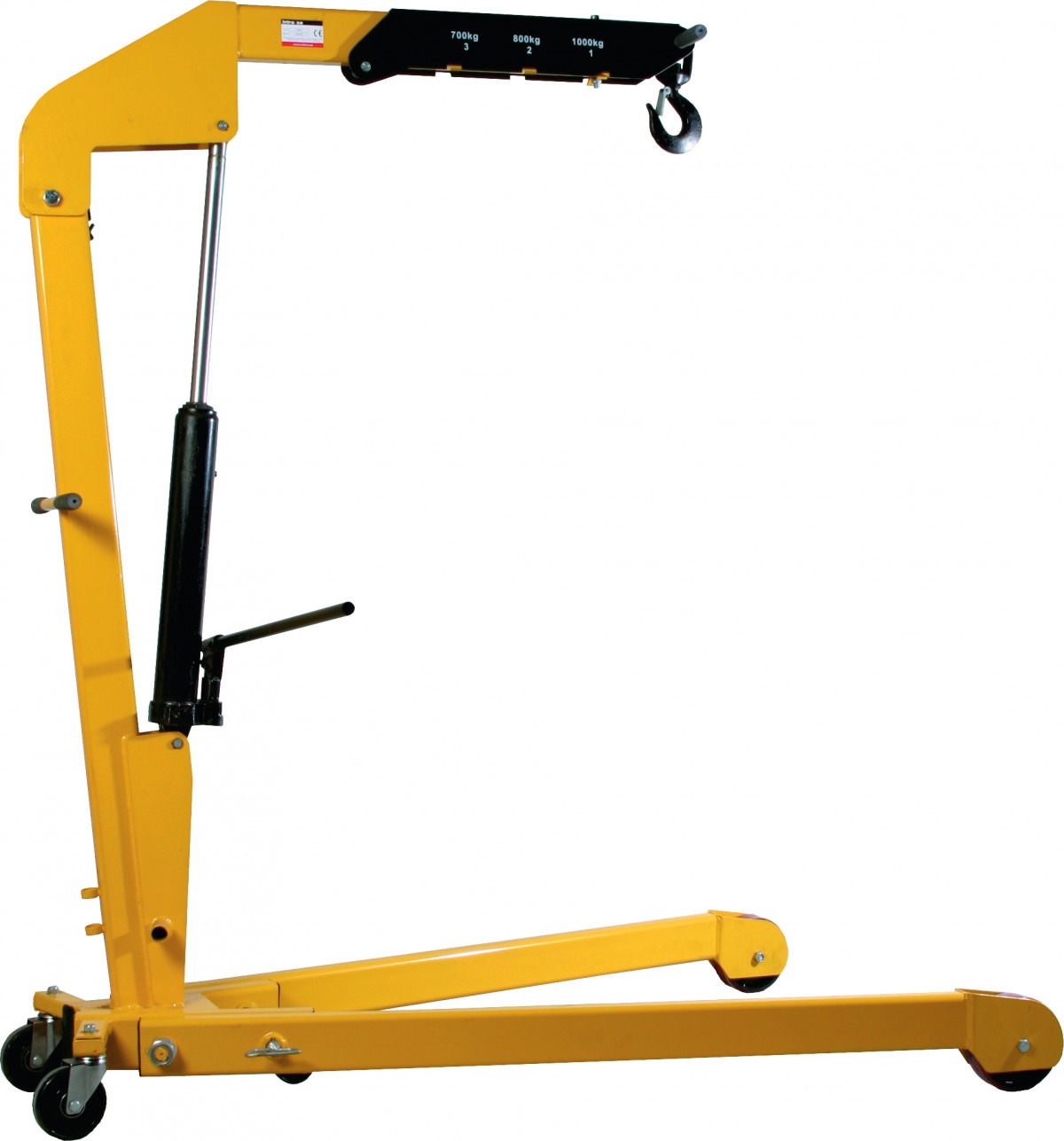 Hopfällbar verkstadskran - Kapacitet 1000 kg