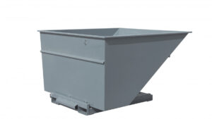 Tippcontainer - 3000 L, Grå