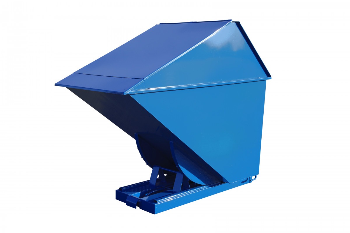 Tippcontainer med lock - 1700 L